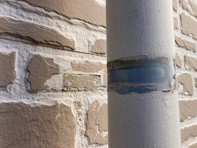 雨樋付近は注意